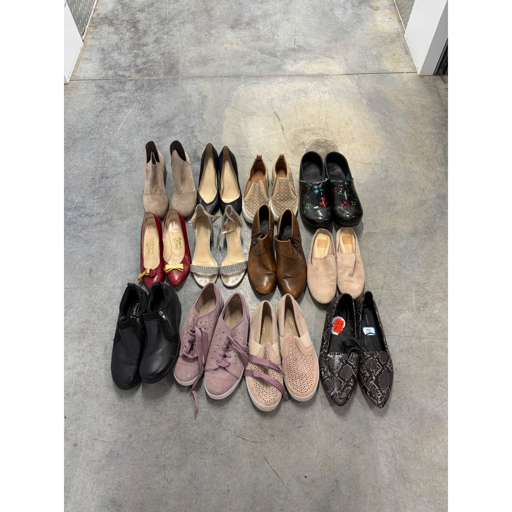Salvatore Ferragamo, Betsey Johnson, Dansko Women's Shoes 12 Pairs NWT - Picture 3 of 7